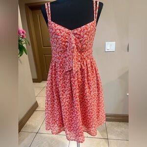 Cache salmon color Floral Dress